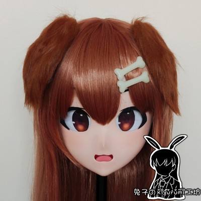 (RB1111)Full Head Quality Handmade Female/Girl Resin Japanese Anime Cartoon Character Misaka Cosplay Kigurumi Mask